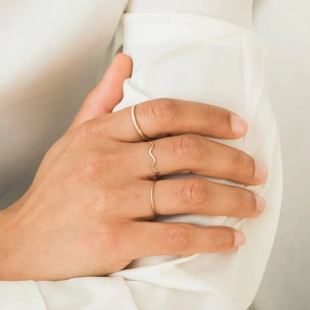 10PCS 14K Gold Plated Stacking Rings for Women Thumb Stackable Knuckle Band Rings Plain Twist Thin Joint Finger Wedding Gold Ring Set for Women Size 4 to 11