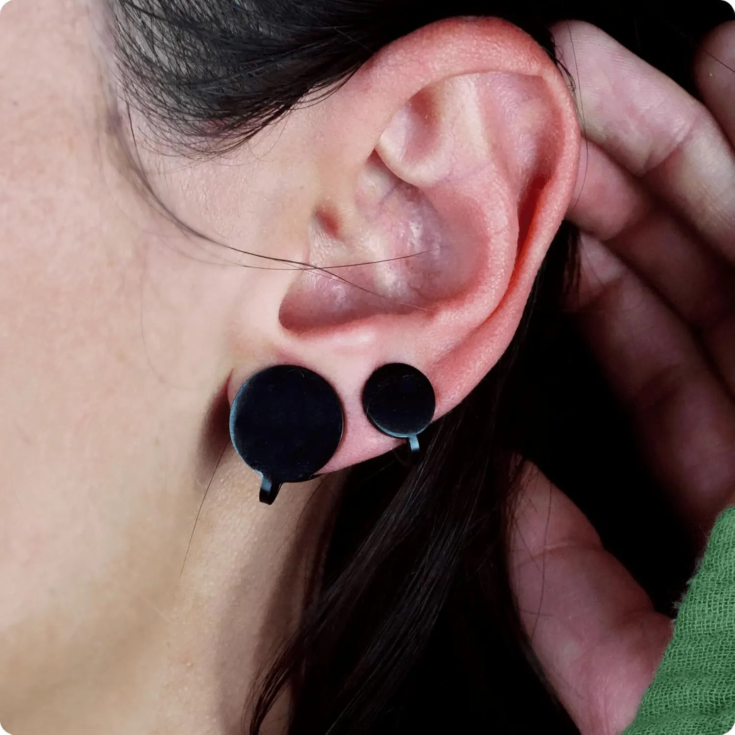 12mm Keloid Pressure Earrings for Women and Men Clip on Compression Earring for Swelling