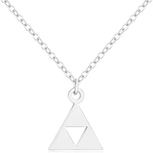14K Gold Game Pendant Stainless Steel Necklaces Triangle Earrings