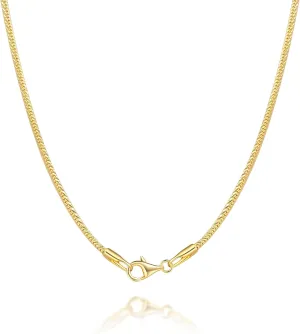 14K Gold Necklaces for Women 1.4mm Thin Snake Chain Necklace Golden Herringbone Necklace for Women 14K Gold Chain for Men Sleek Flow, Endless Grace Dainty Necklaces for Womens 16-24in