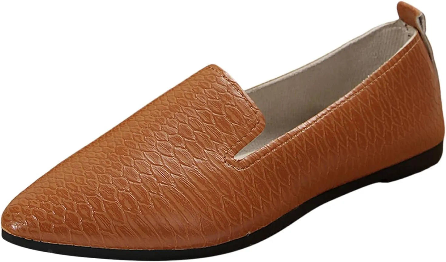2025 Flats Casual Shoe Women Comfortable Lady Dress Dance Party Slides Daily Wear Soft Sole Indoor/Outdoor Business Work Loafer Shoes Fashion Elegant Pointed Toe Slip-On Walking Footwear