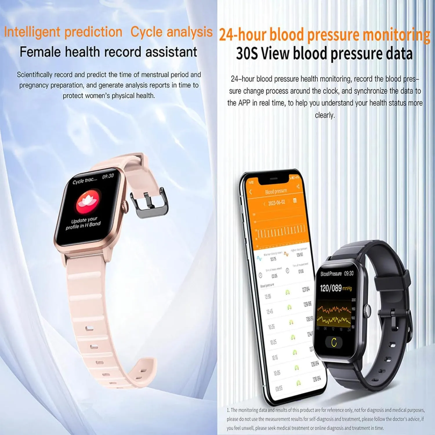 2025 Watches for Men - Heart Rate 1.9" Vital Fit Tracker Oxygen Monitor Fashion Companion F330605,GoldSteel