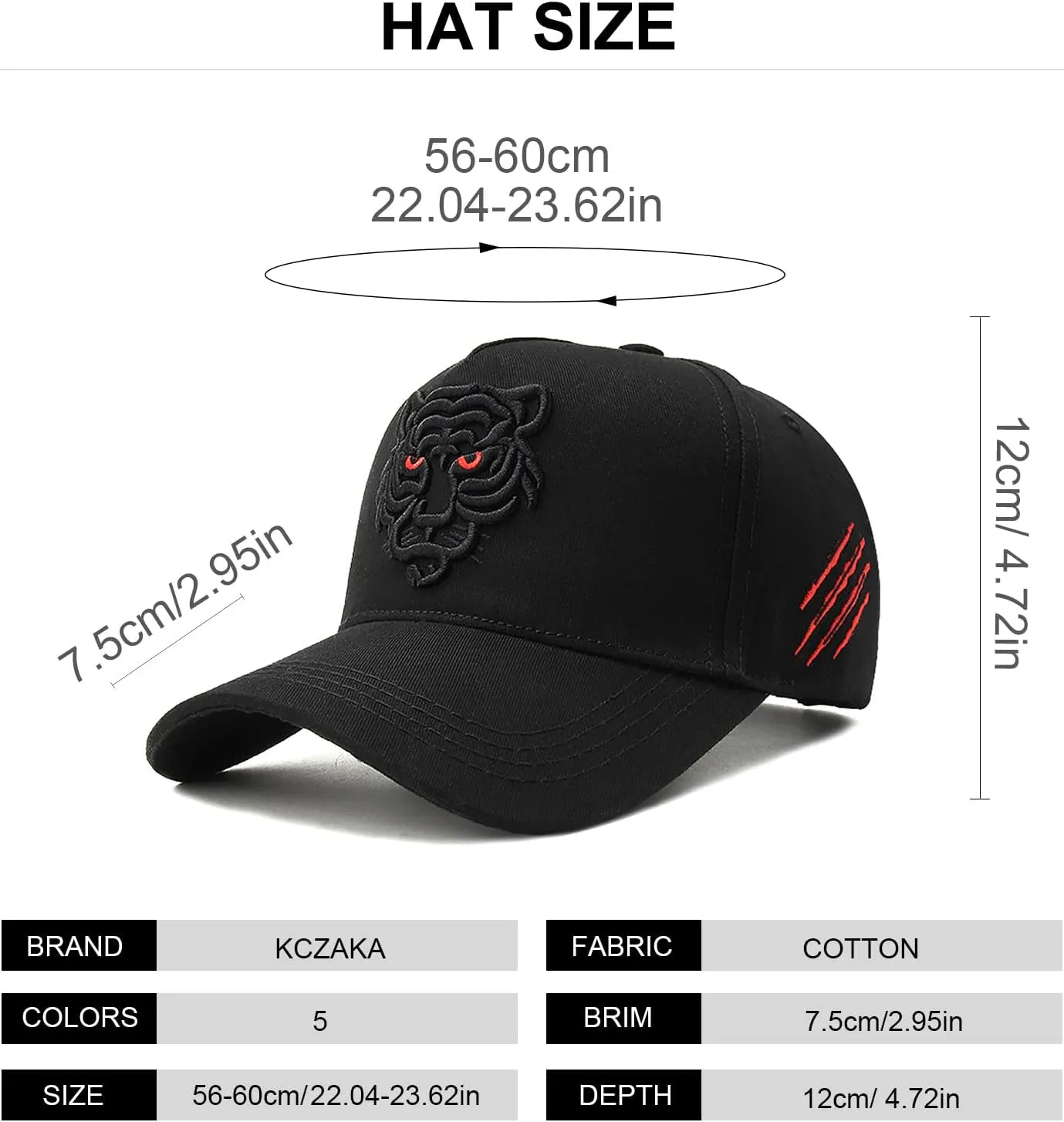 5 Panels High Crown Baseball Cap for Men Casual Cotton Letter Embroidery Snapback Caps Trucker Hats Wide Brim Sun Hats Q1036