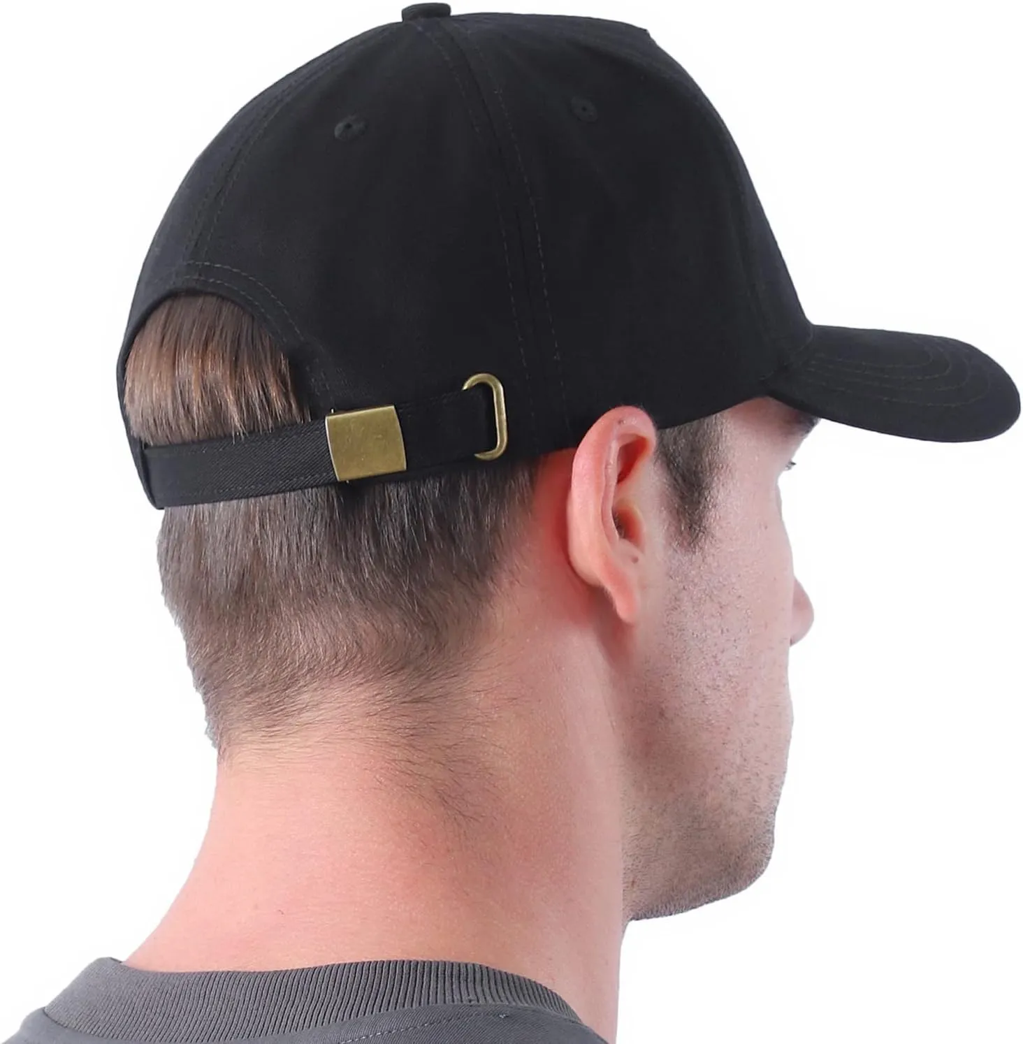 5 Panels High Crown Baseball Cap for Men Casual Cotton Letter Embroidery Snapback Caps Trucker Hats Wide Brim Sun Hats Q1036
