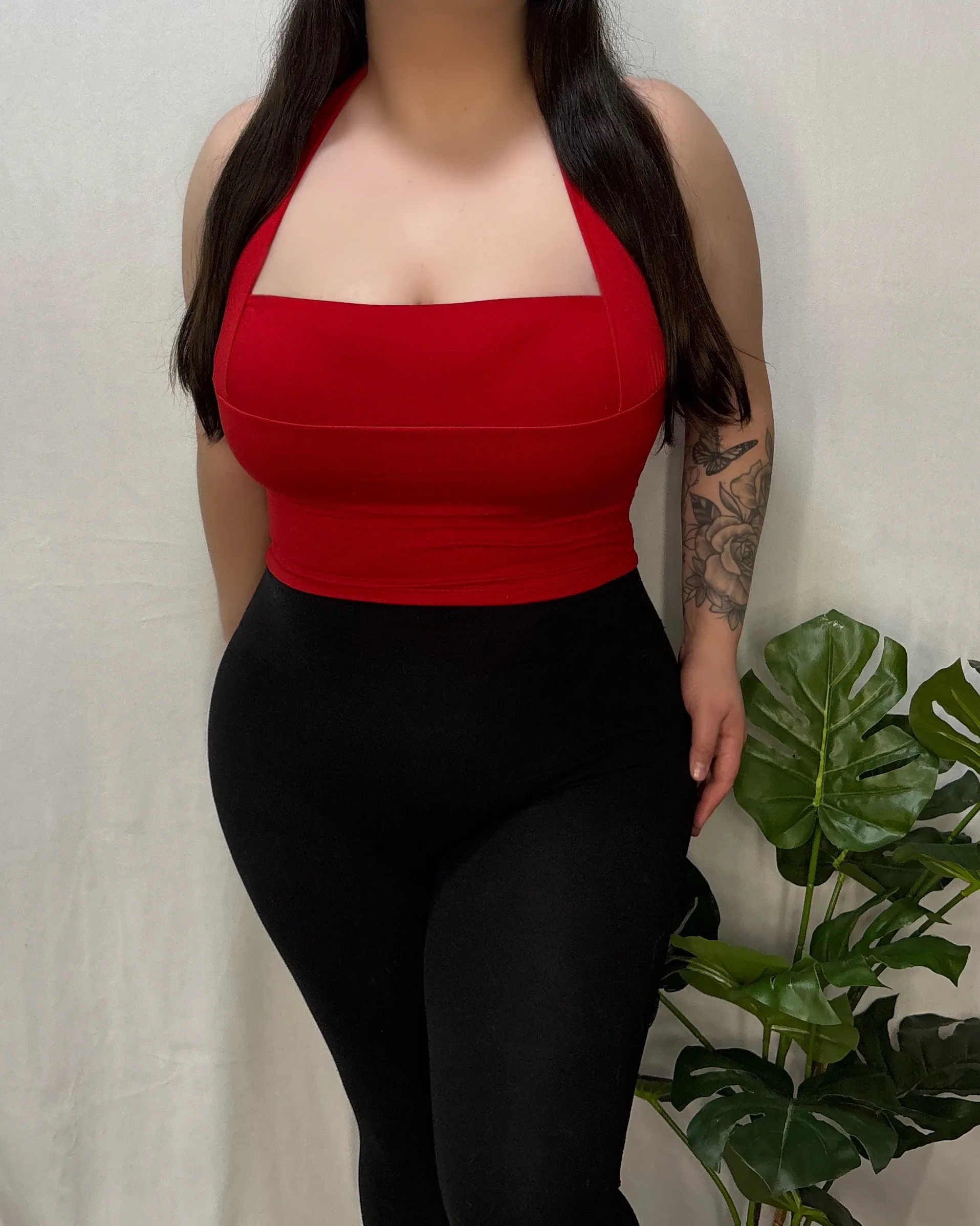 Alondra Halter Top (Red)
