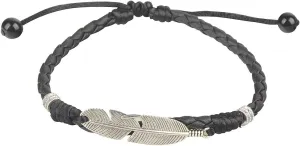 Ancient Tribe Handmade Adjustable Black Leather Anklet