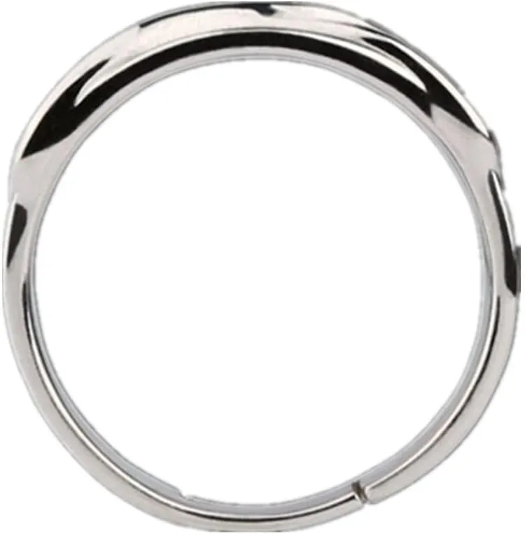 Anime Super Black GK Time Rings 925 Sterling Silver Finger Ring Earring