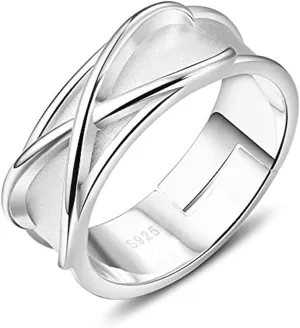 Anime Super Black GK Time Rings 925 Sterling Silver Finger Ring Earring