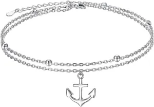 Anklet for Women S925 Sterling Silver Adjustable Foot Ankle Bracelet