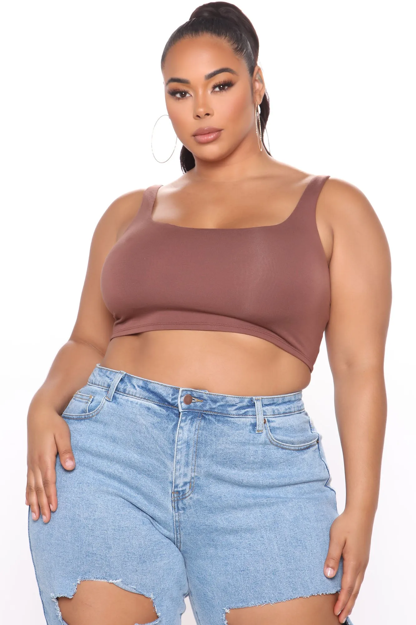 Anything But Square Tank - Chocolate