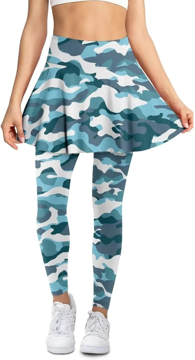 Athletics Skirts with Leggings Pickleball Pants for Women Skirted Leggings with Pockets Athletic Skirts Leggings