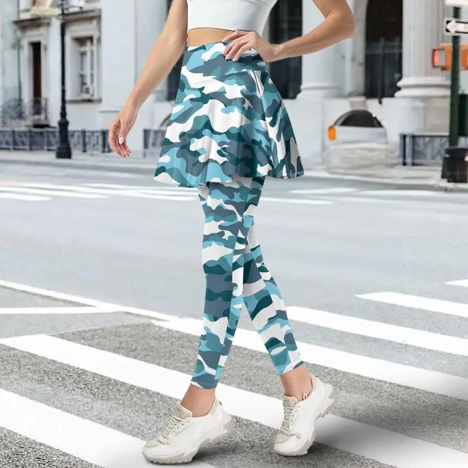 Athletics Skirts with Leggings Pickleball Pants for Women Skirted Leggings with Pockets Athletic Skirts Leggings