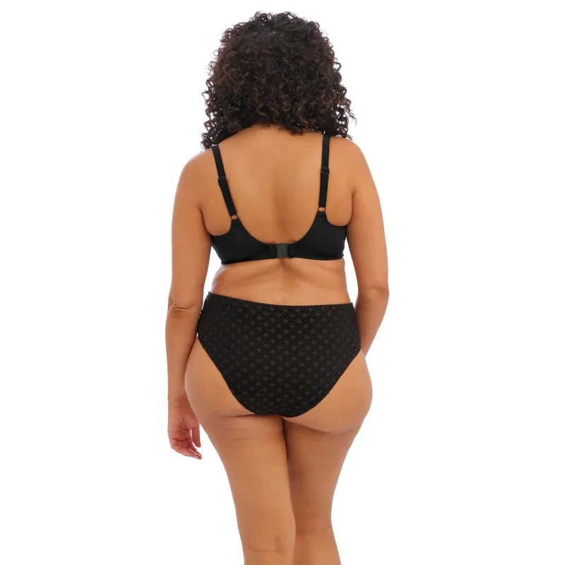 Bazaruto Plunge Bikini Top Black - Elomi Swim
