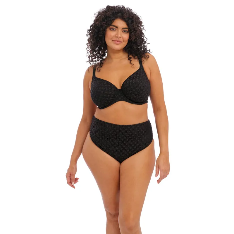 Bazaruto Plunge Bikini Top Black - Elomi Swim