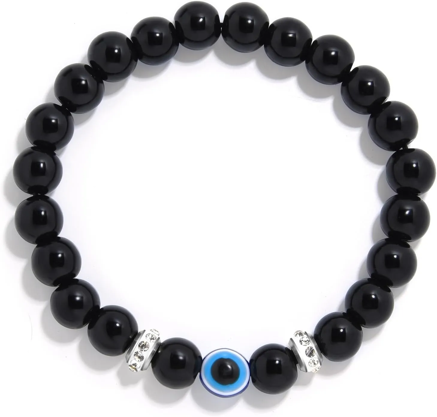Beaded Nazar Eye Bracelets, Handmade Evil Eye Gift Bracelets for Protection and Good Luck