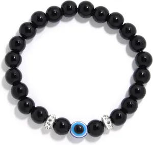 Beaded Nazar Eye Bracelets, Handmade Evil Eye Gift Bracelets for Protection and Good Luck