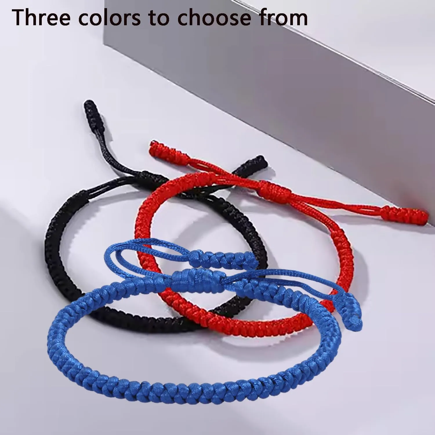 Blue Rope Knots Friendship Bracelet, Blue Friendship Bracelets, Blue Braided Bracelet, Royal Blue Friendship Bracelets