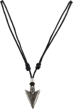 BlueRica Arrowhead on Adjustable Cord Necklace