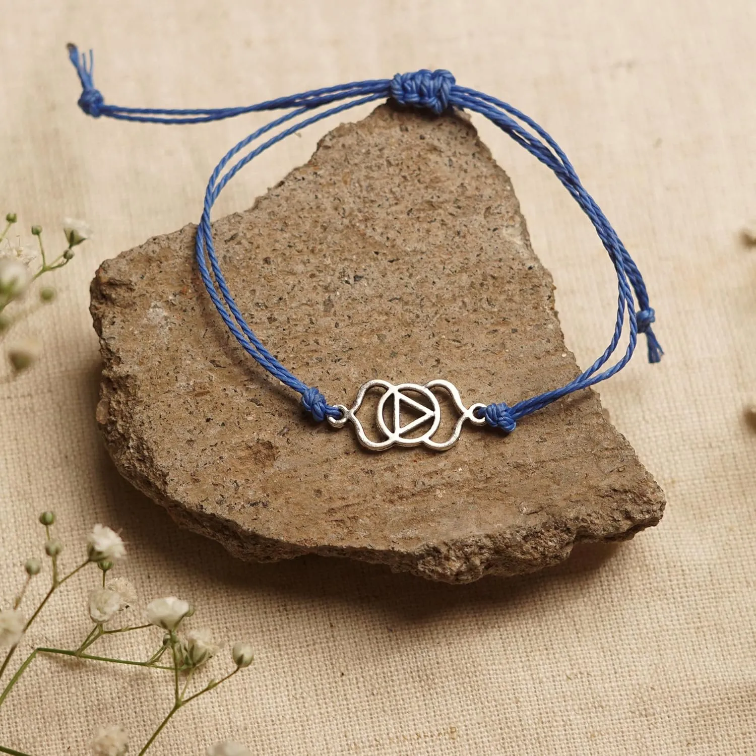 Chakra Energy Bracelets - Unisex Yoga and wellness Jewelry - Adjustable Bracelets (Third Eye (Ajna))