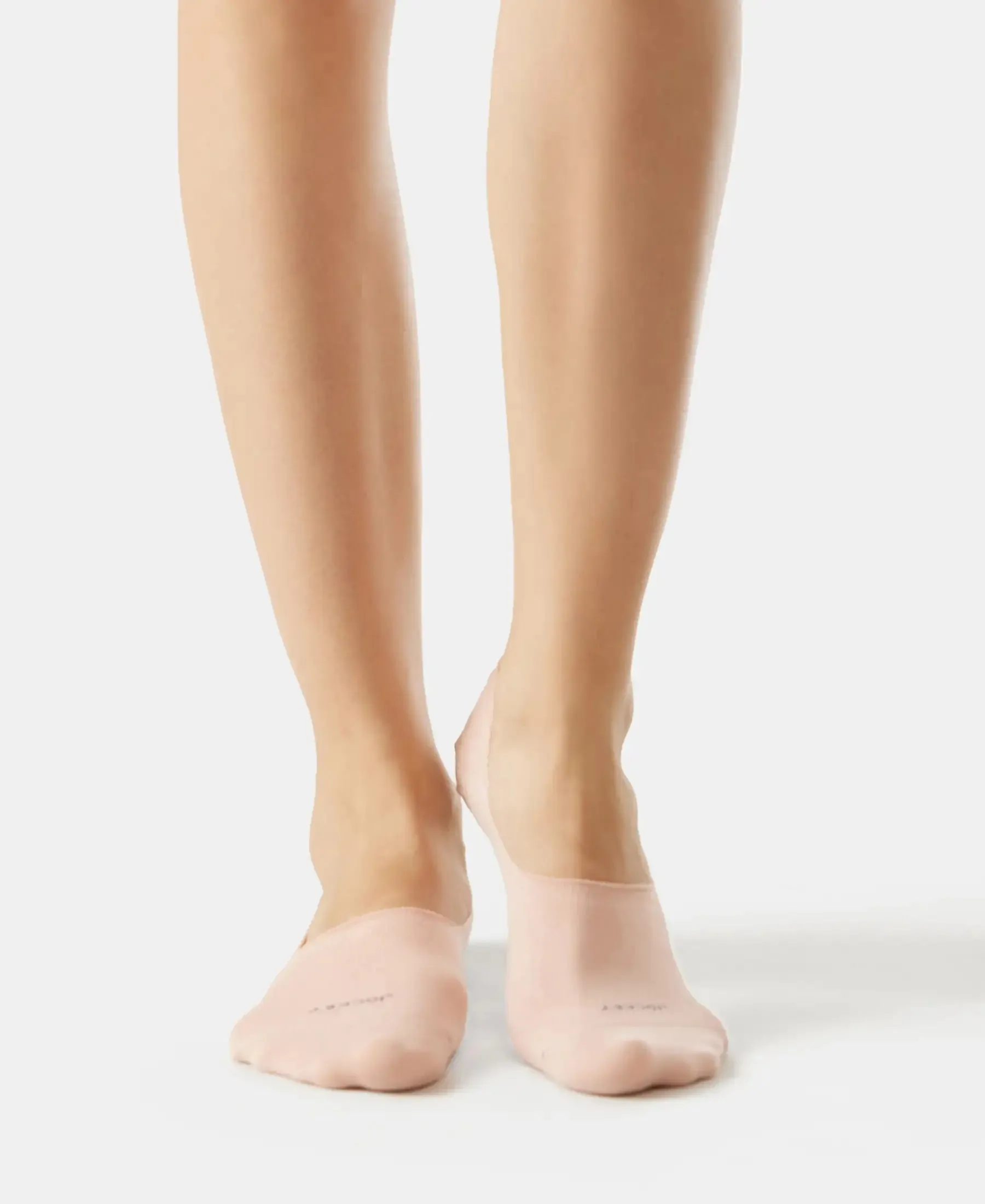 Compact Cotton Stretch No Show Socks with StayFresh Treatment - Rose Smoke