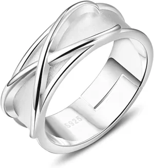 Cosplay Silver Time Ring - Adjustable