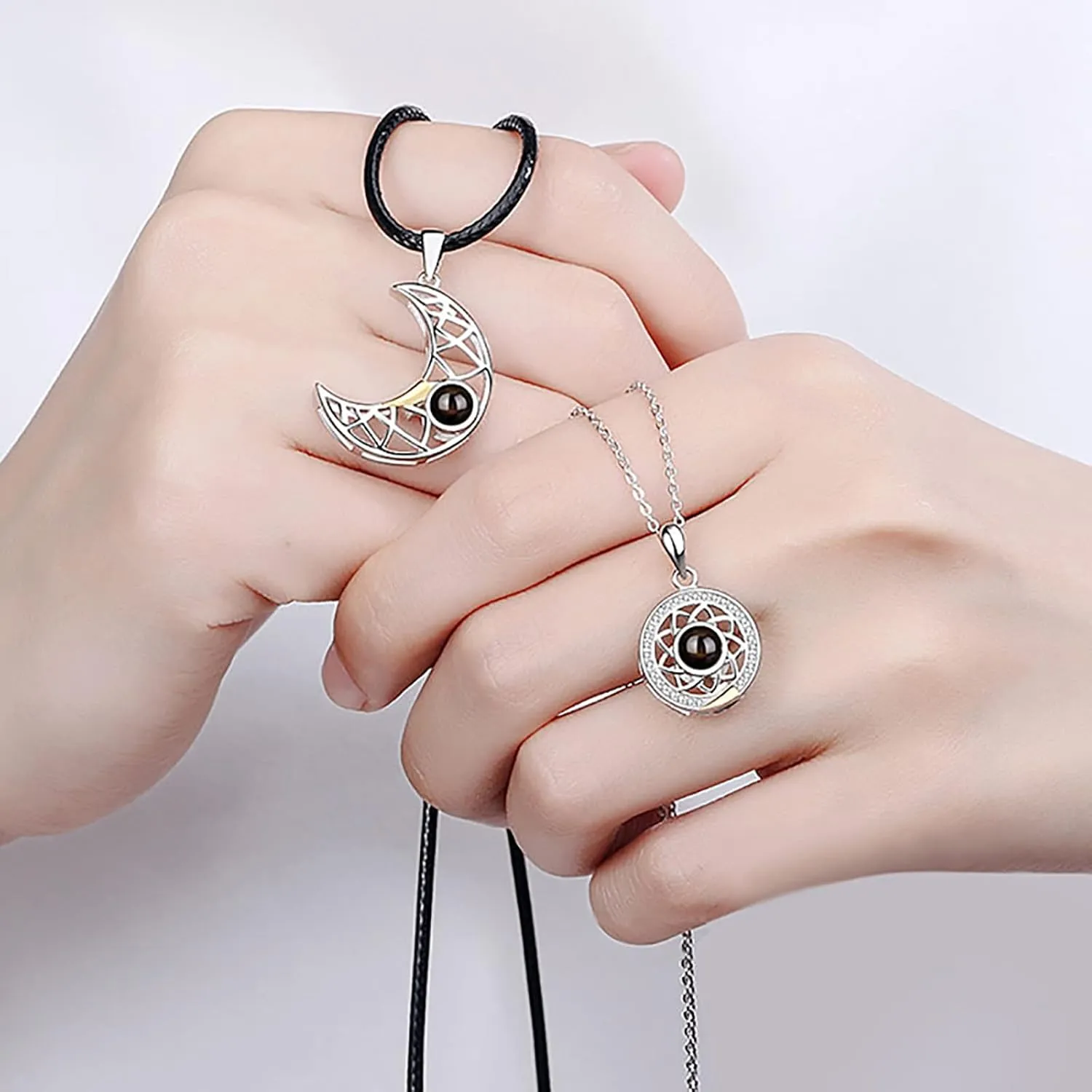 Couple Bracelet Long Distance Pulseras Para Mujer Matching Heart Couples Bracelets Necklaces Set for Bf Gf Couples Jewelry Set Couples Gifts for Him Her Wedding Gifts for Couples 2024