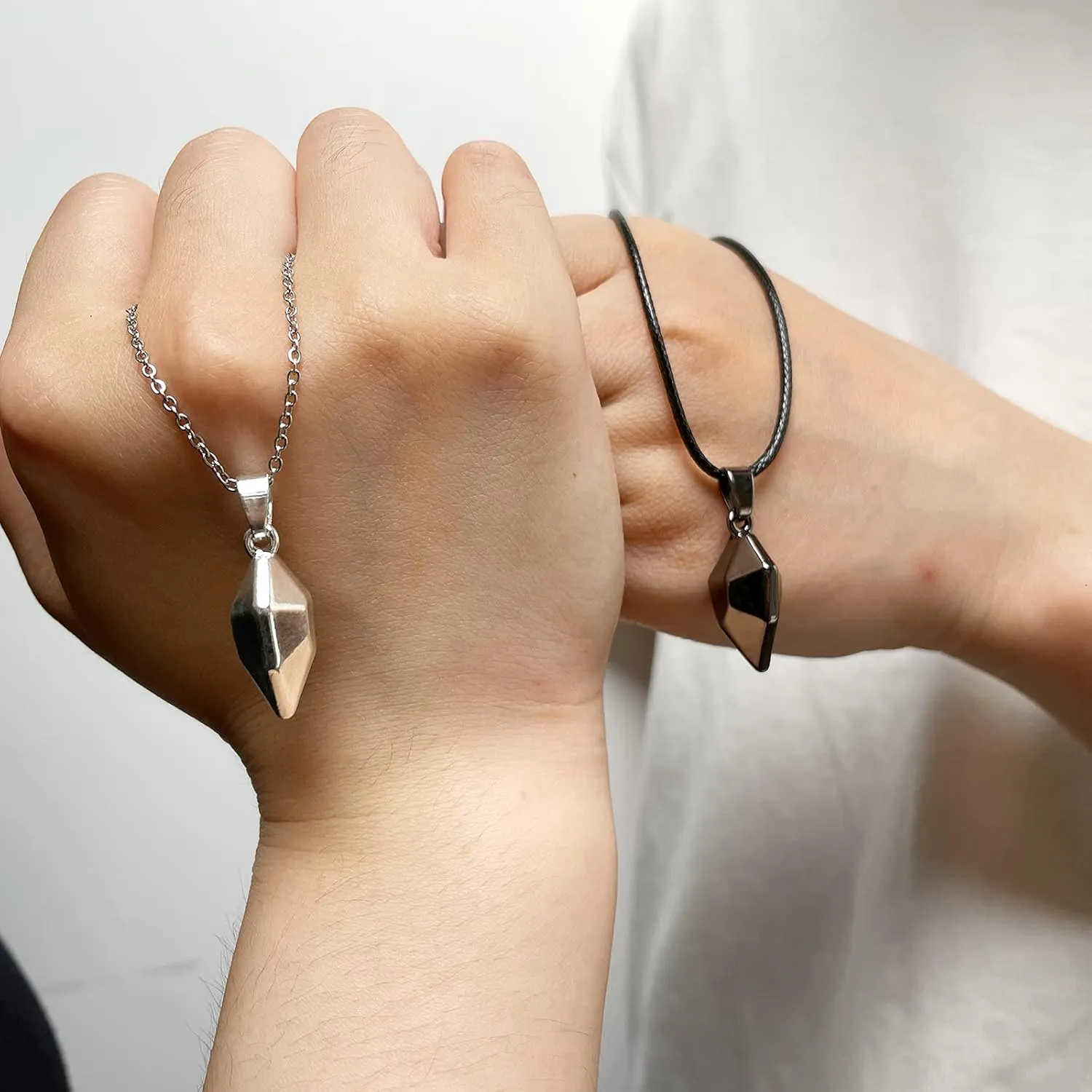 Couple Bracelet Long Distance Pulseras Para Mujer Matching Heart Couples Bracelets Necklaces Set for Bf Gf Couples Jewelry Set Couples Gifts for Him Her Wedding Gifts for Couples 2024