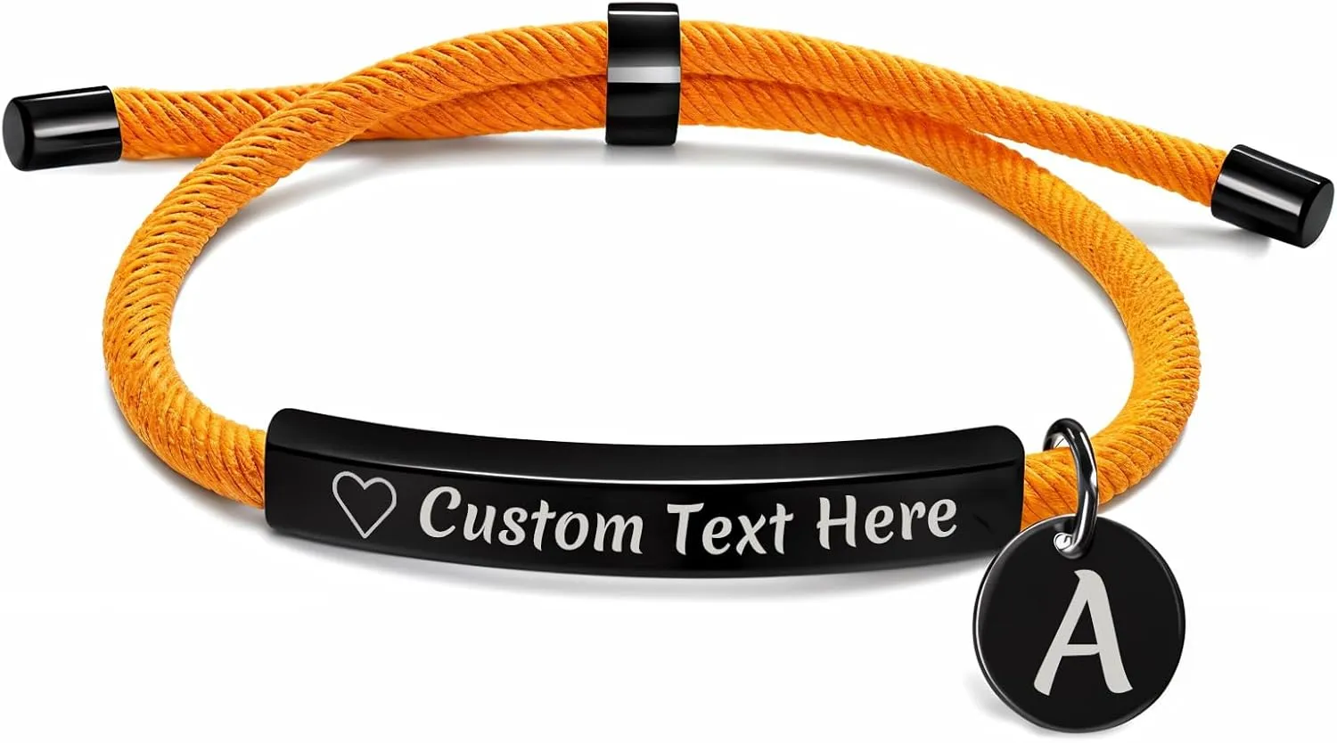 Custom Bracelets with Names, Personalized Bracelets for Women, Custom Engraved Bracelet for Men Customized Adjustable Handmade Bracelets Personalized Valentines Day Gifts for Her Couple