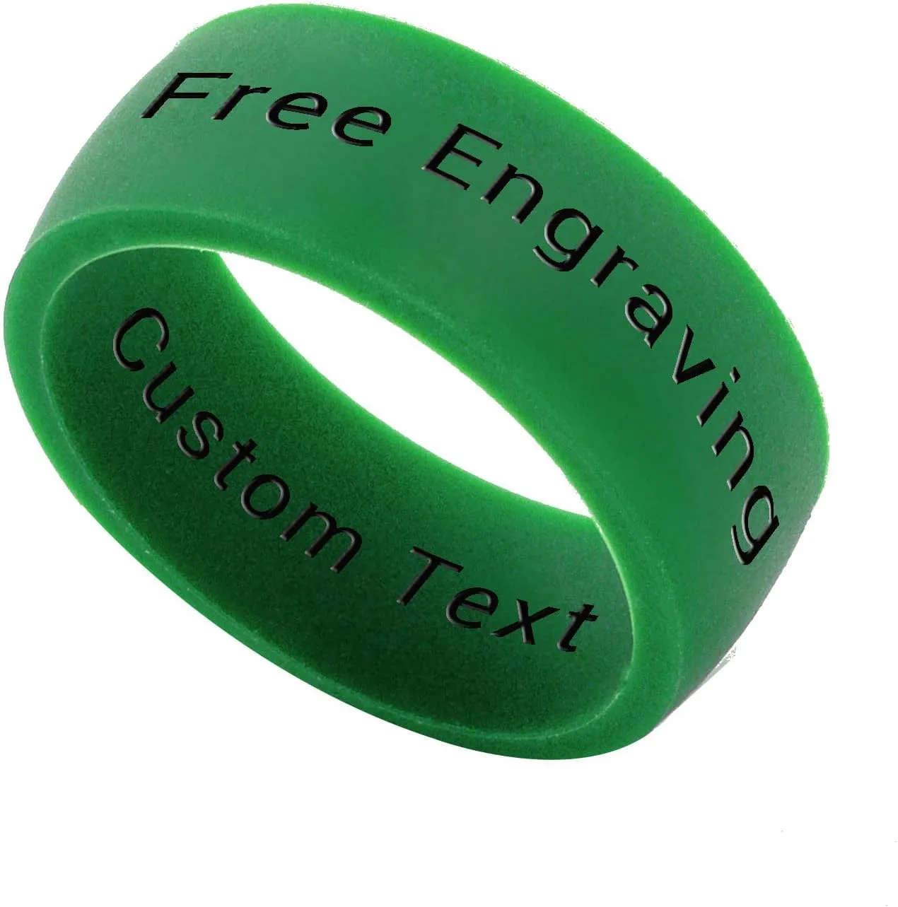 Custom Logo Long Distance Relationship Couple Silicone Rings 8mm Flat Ring-Yoga Inspirational Rings-Christian Jesus Cross Faith Rings-Engagement Rings,Size 7-14