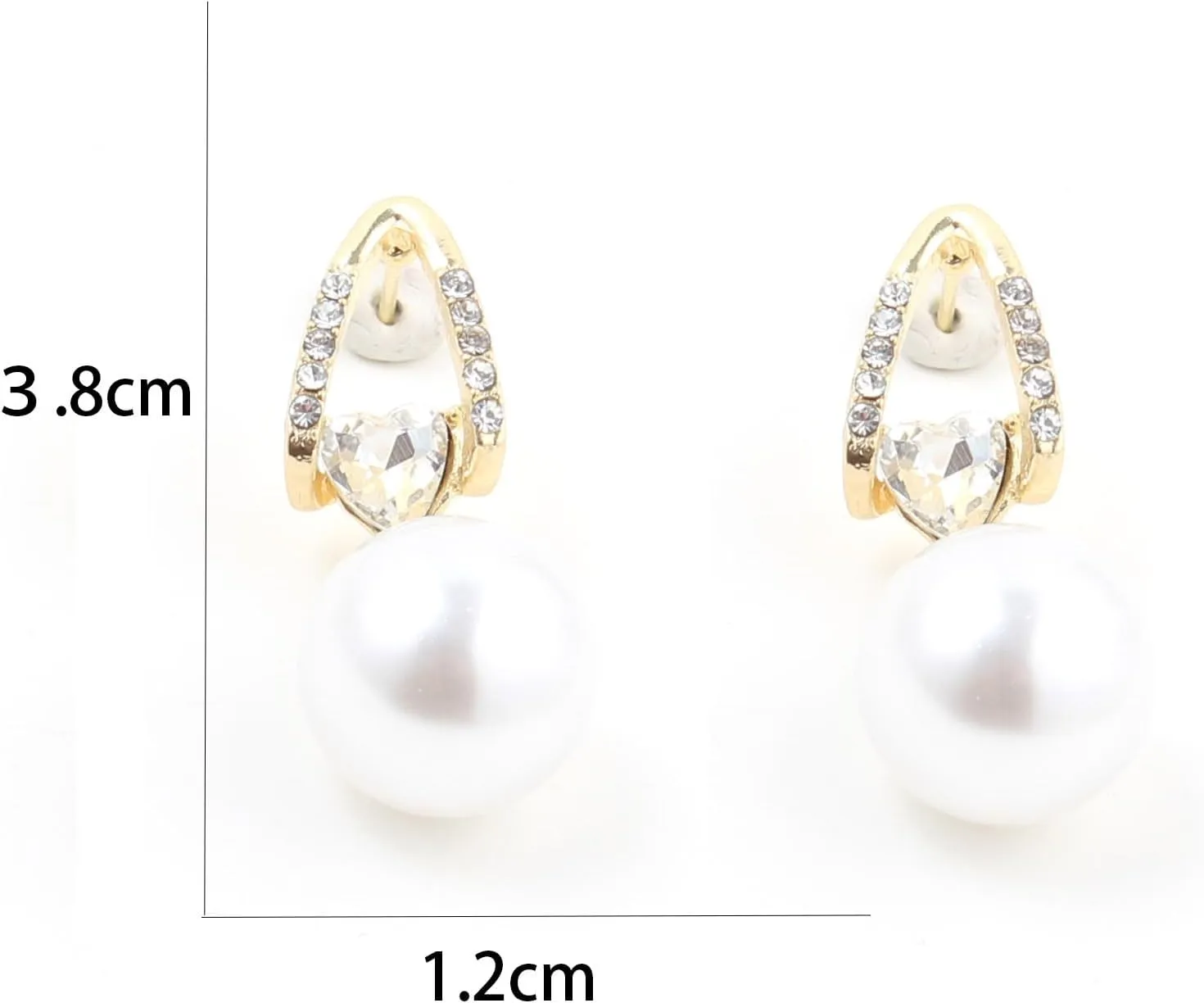 Cute Bunny Pearl Dangle Stud Earrings for Women Easter Bunny Pearl Shell Pearl Zirconia Pearl Stud Earrings for Prom Jewellery Present