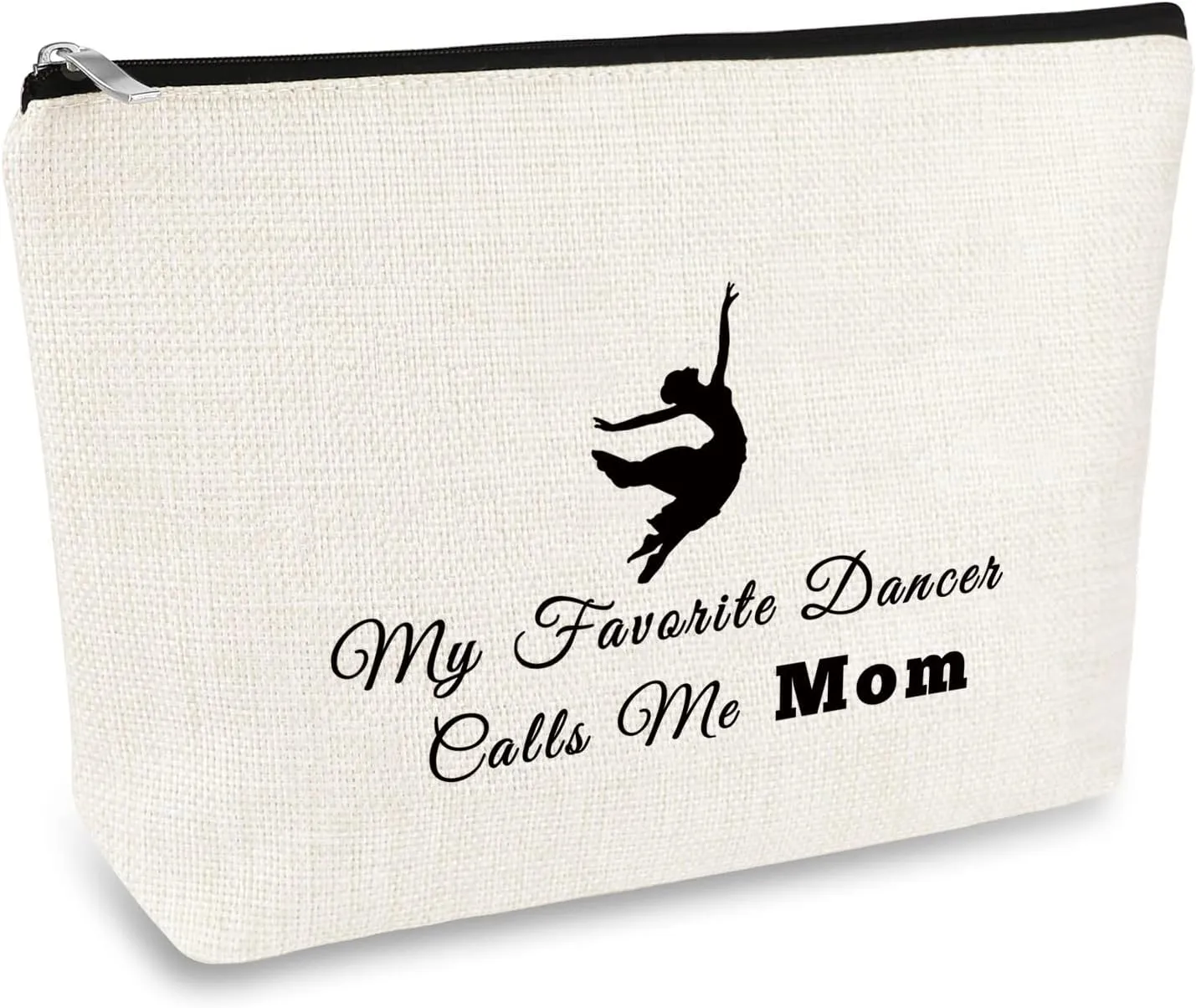 Dance Mom Gifts Cosmetic Bag Dance Teacher Gift Dancer Gift for Women Makeup Bag Ballet Mom Gift Dance Teacher Thank You Gifts Dancing School Gifts Thanksgiving Christmas Gift for Dance Mom Teacher