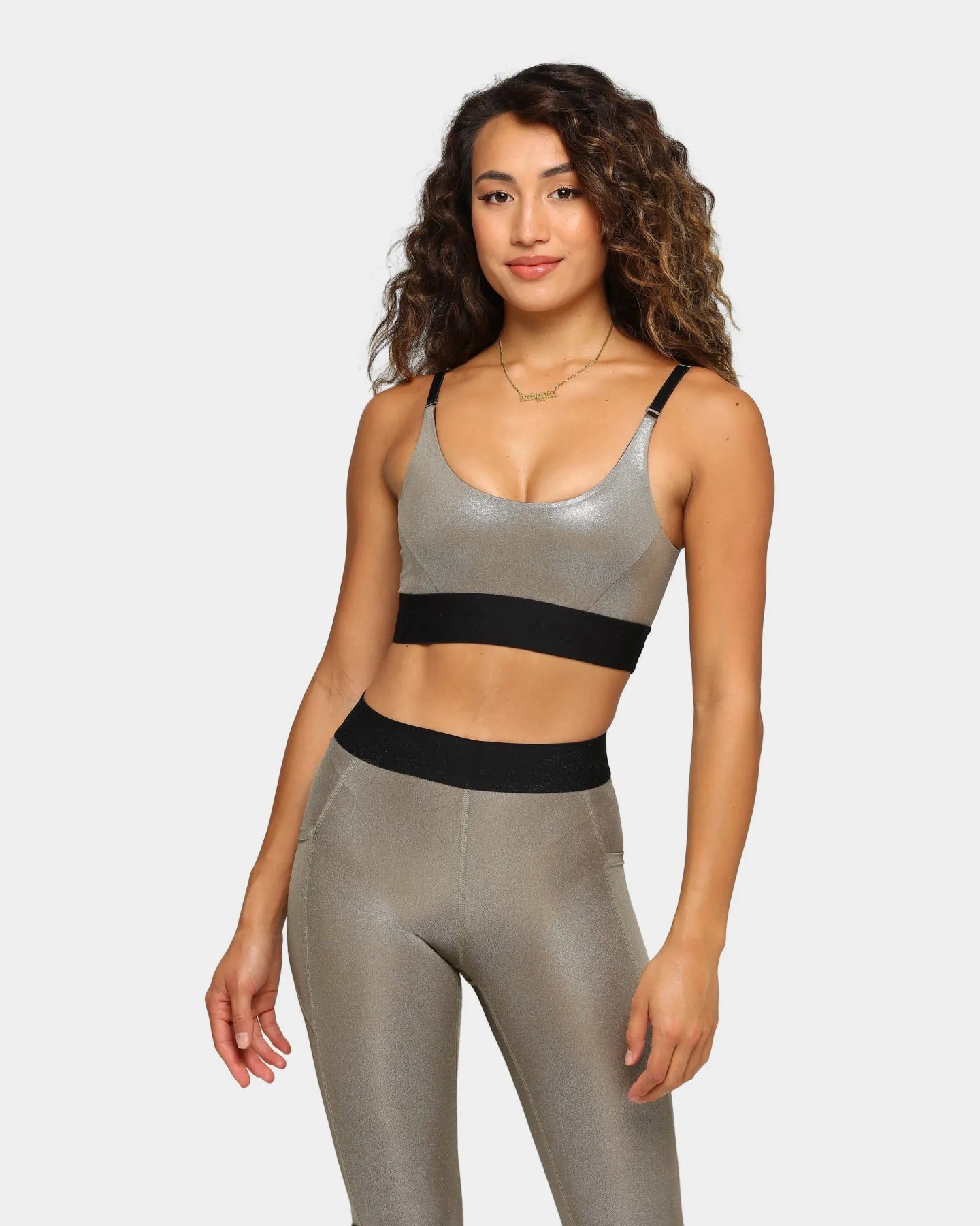 Dead Sport Women's Phantom Crop Gold/Black/Gold