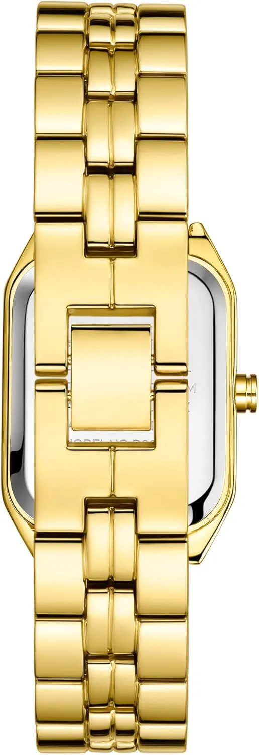 Diaofendi Women's Petite Gold Watch,Dress Analog Waterproof, Stainless Steel Bracelet Watches for Women