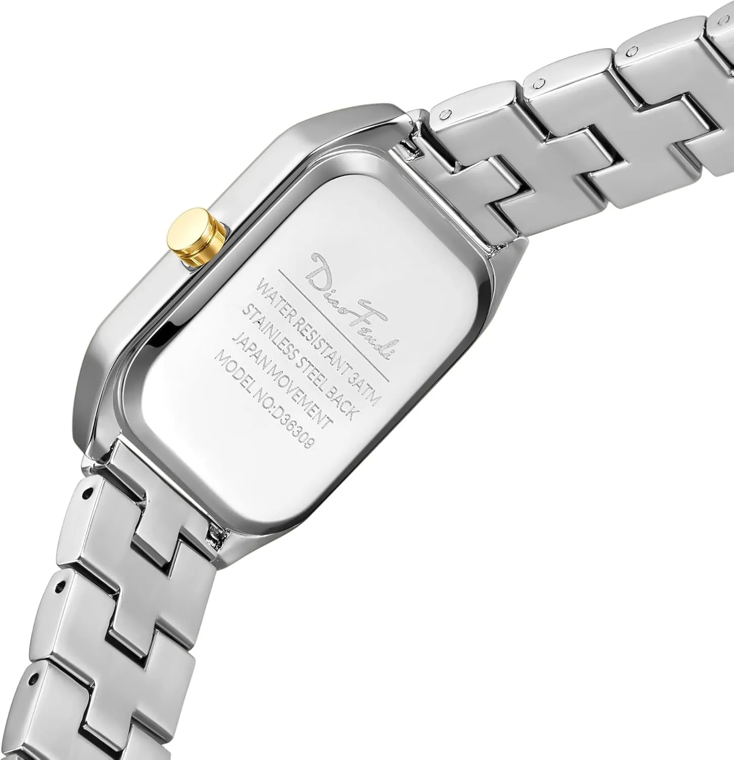 Diaofendi Women's Petite Gold Watch,Dress Analog Waterproof, Stainless Steel Bracelet Watches for Women