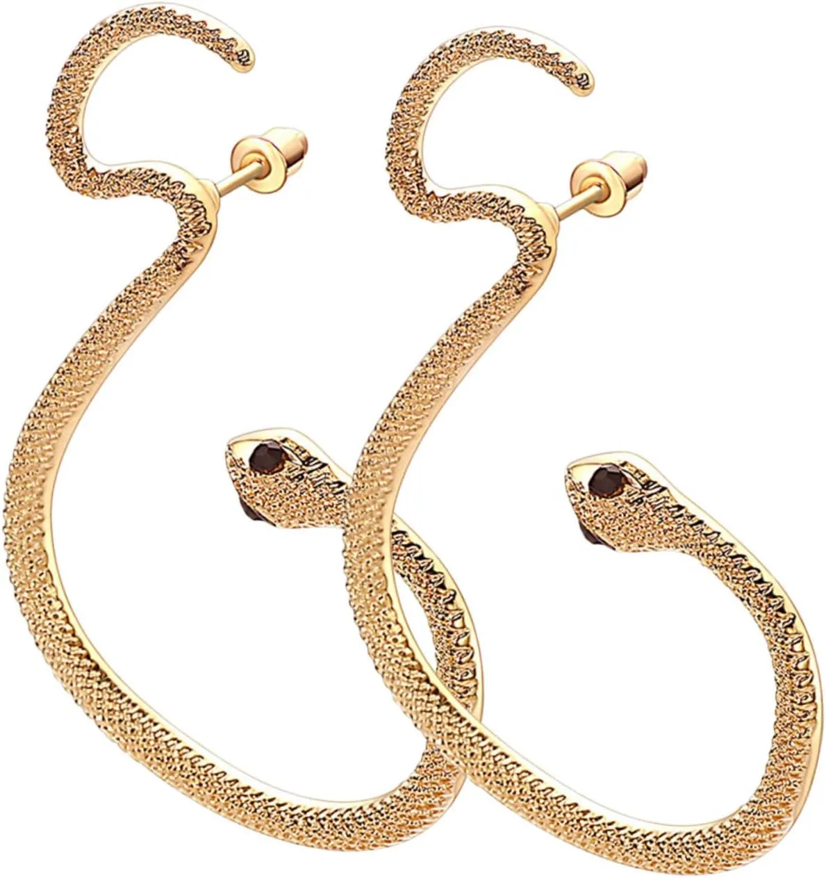 Fashionable Snake Ear Cuffs Women's Piercing Earrings Stylish Clip for Birthday Bar Wedding Christmas Halloween