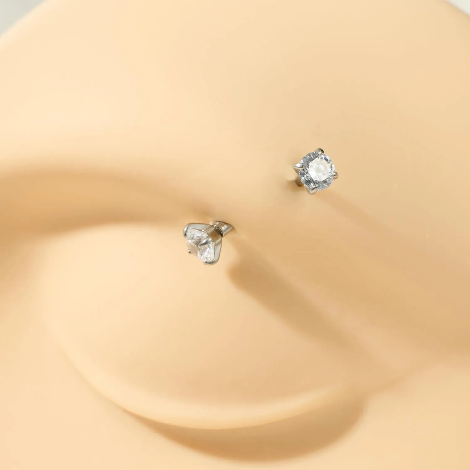 FECTAS 10PCS Eyebrow Rook Piercing Jewelry 16G Earrings Vertical Labret Lip Jewelry Curved Barbell Eyebrow Rings Tiny Small Belly Rings Ear Rook Helix Conch Daith Piercing Jewelry