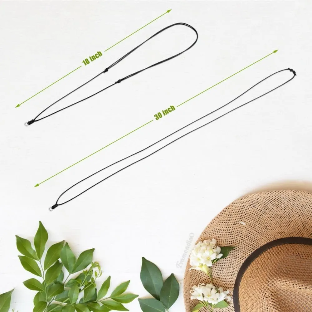 Framendino, Adjustable Necklace Cord for Pendants Necklace Adjustable Rope With Metal Ring for Women Men