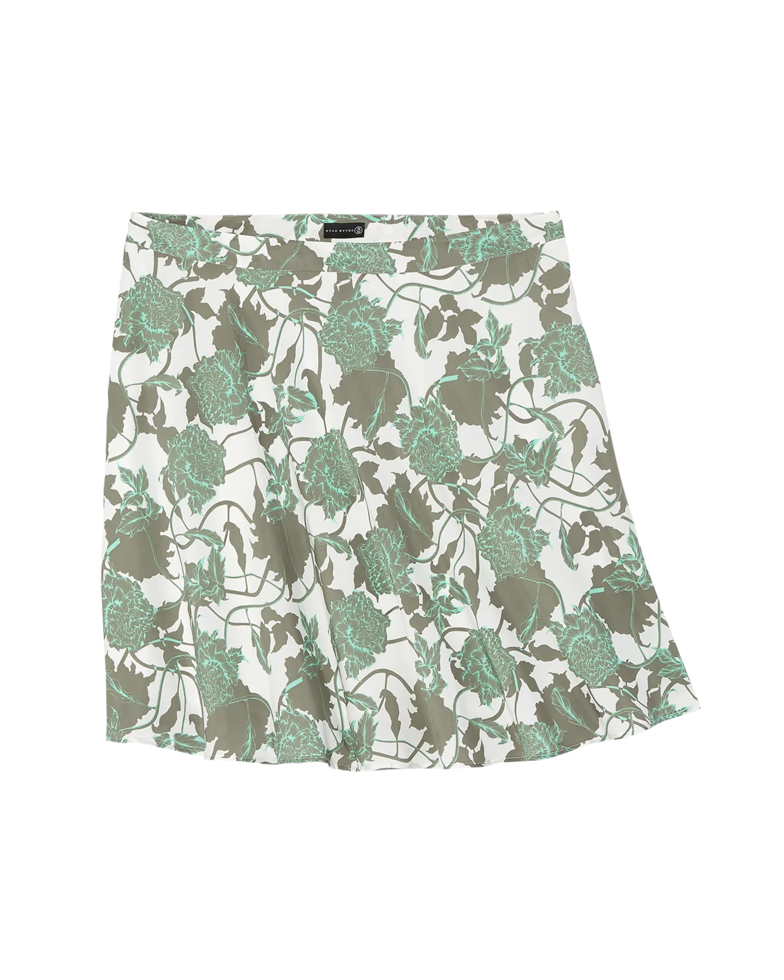 Geneva A-Line Skirt | Olive Green
