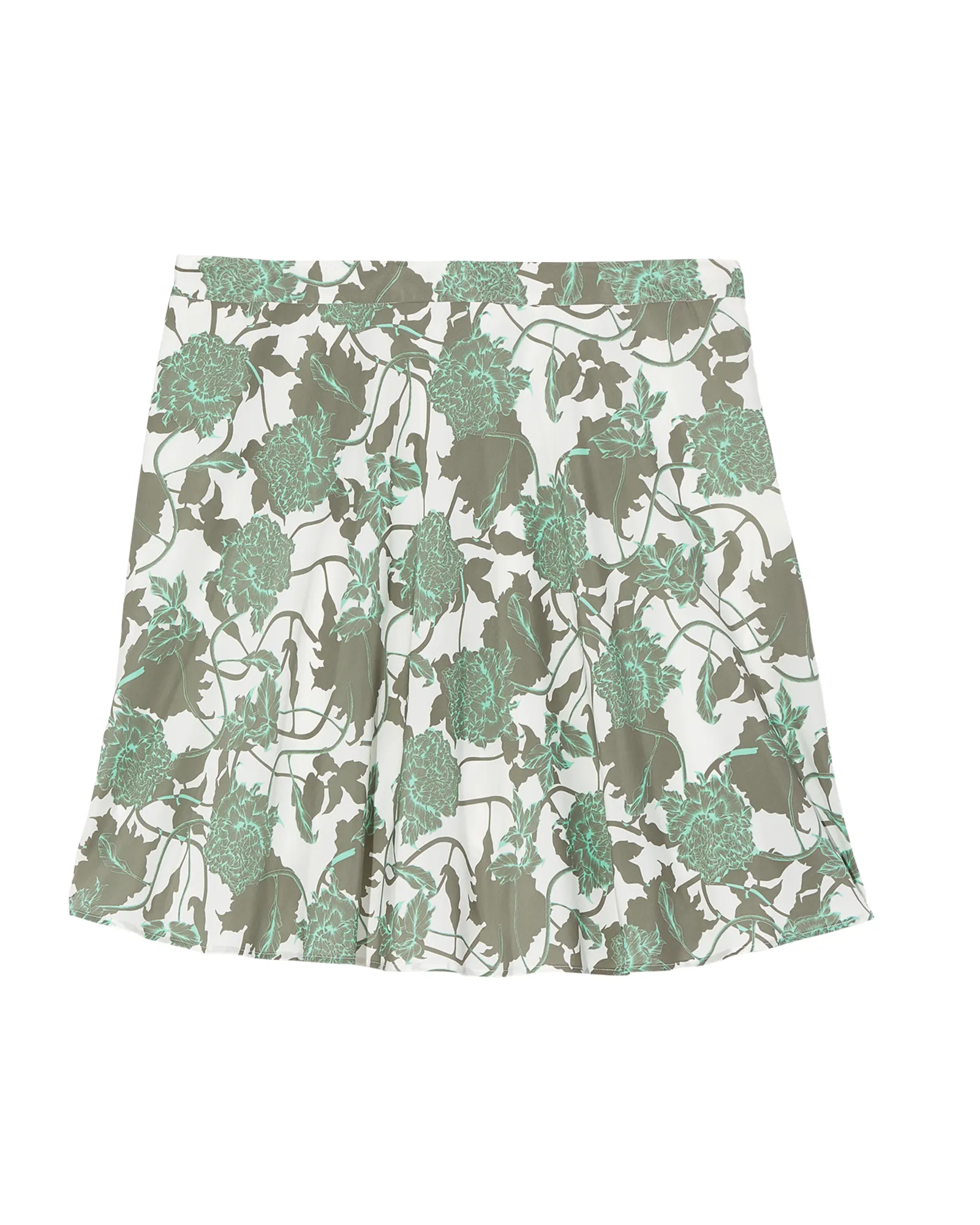 Geneva A-Line Skirt | Olive Green