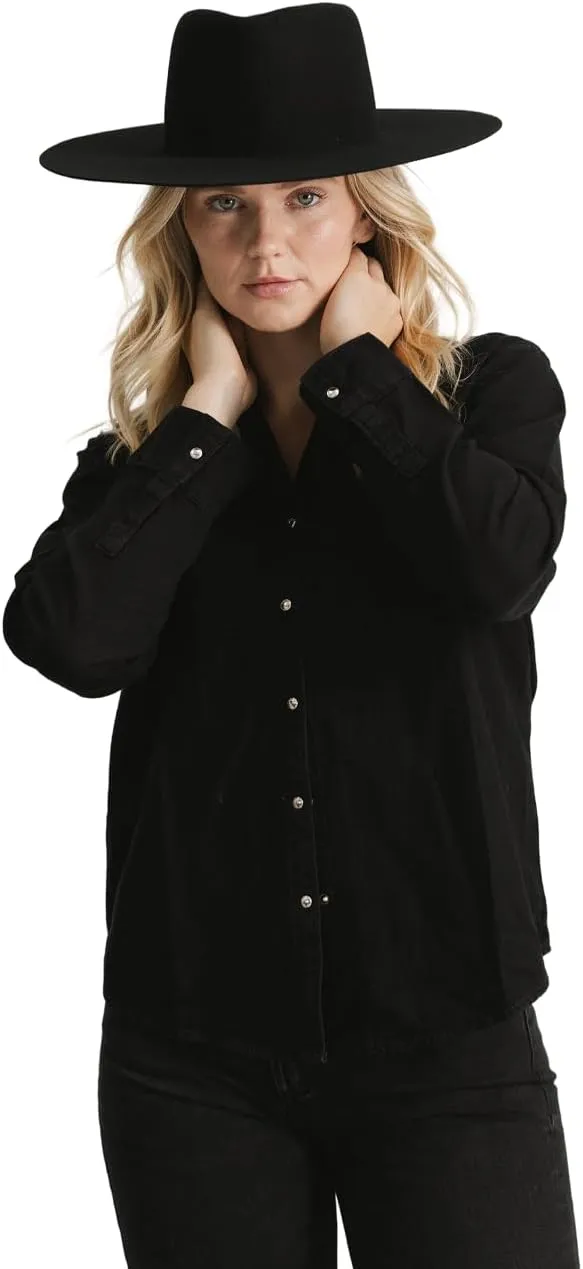 Gigi Pip NBT (Next Best Thing) Wide Brim Triangle Crown