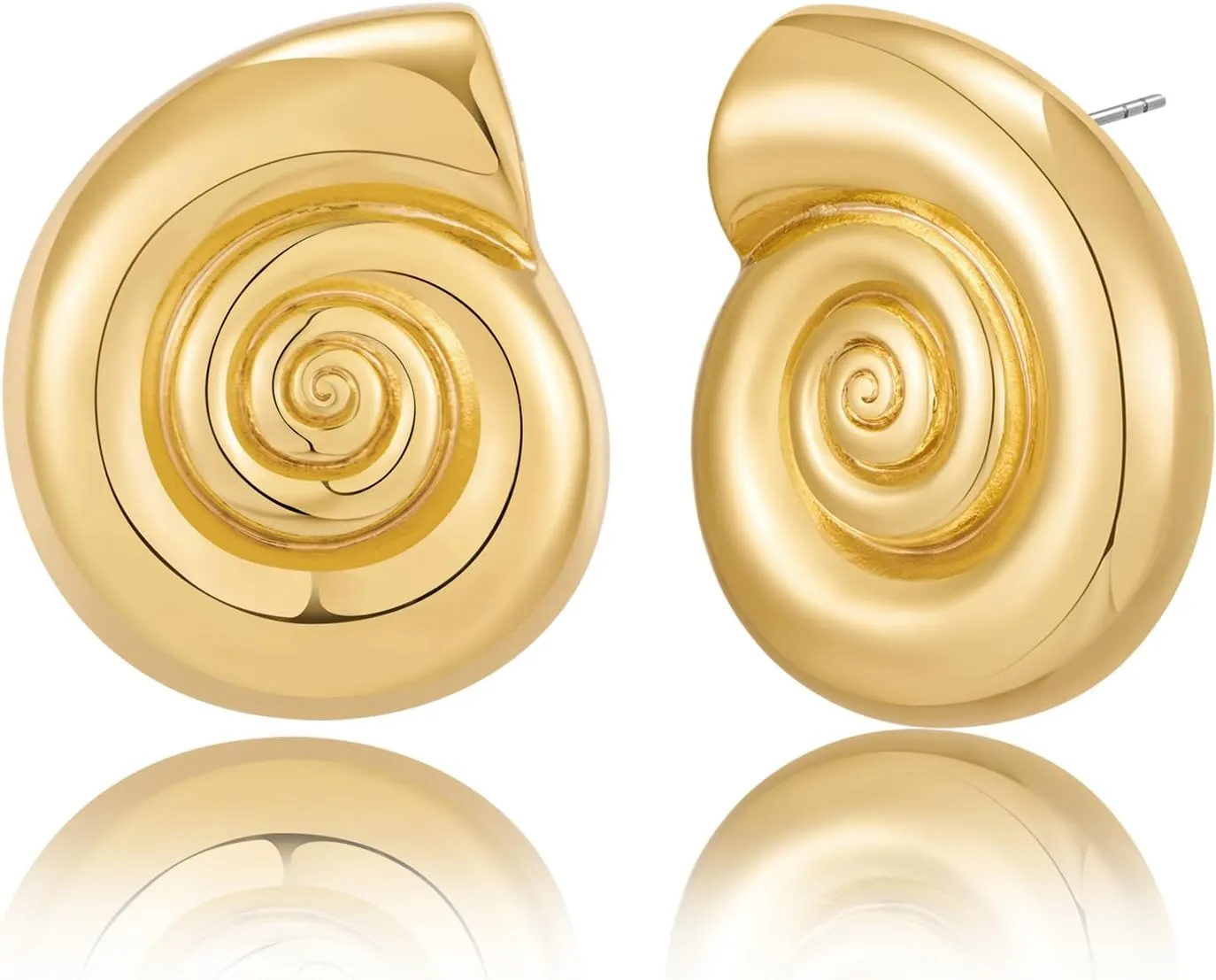 Gold Boho Ocean Earrings, Shell Earrings Seashell Stud Earrings Beach Jewelry Gifts for Women