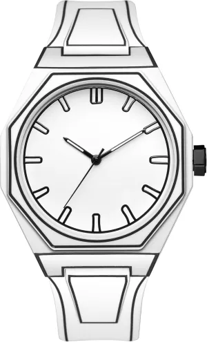 GORBEN Creative Sketch Watch Sports Fashion Quartz Minimalist Black and White Anime Series Watch
