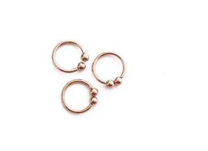 HONEYCAT Ear Cuffs Trio in Gold, Rose Gold, or Silver | Minimalist Delicate Jewelry
