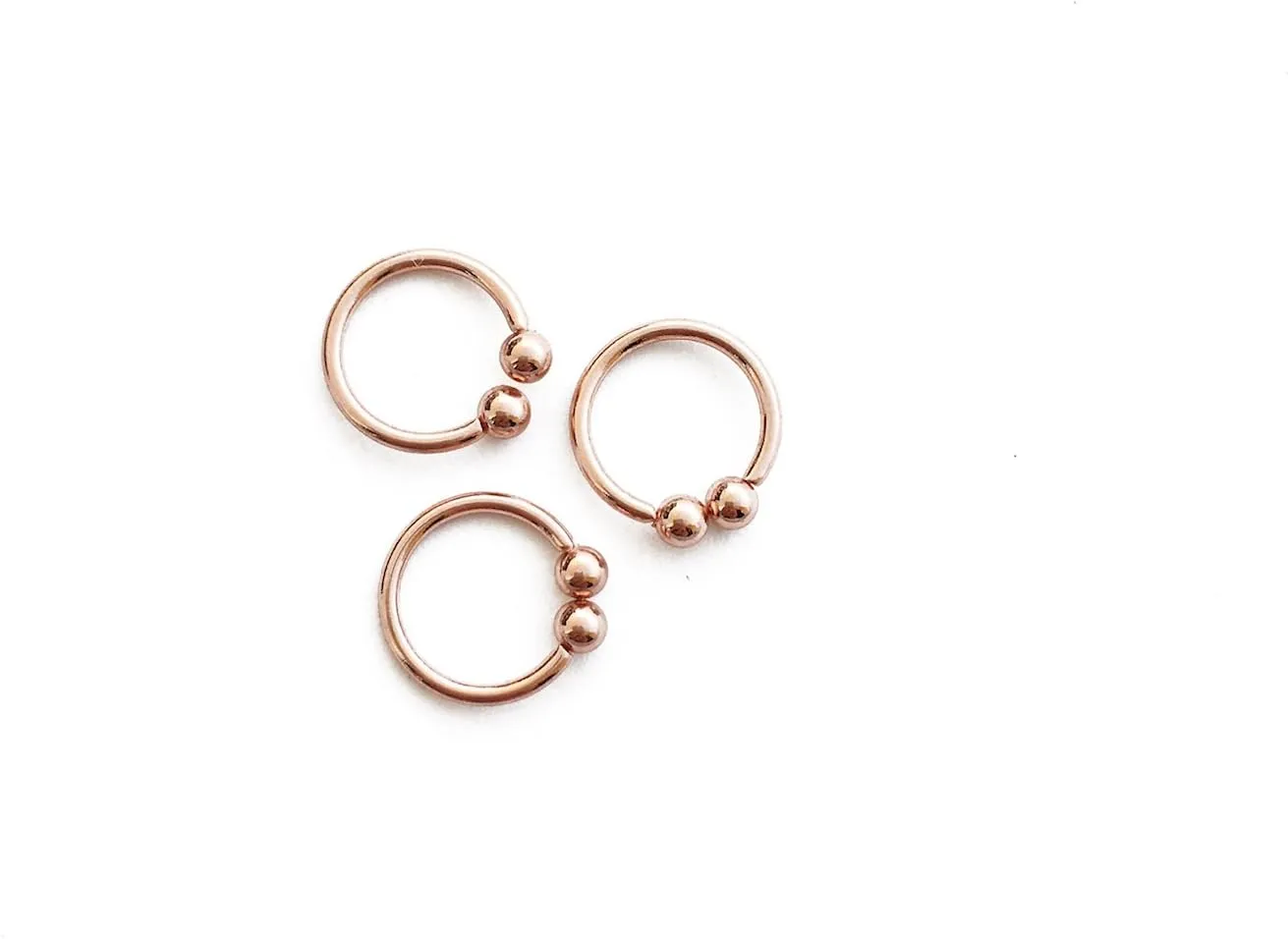 HONEYCAT Ear Cuffs Trio in Gold, Rose Gold, or Silver | Minimalist Delicate Jewelry