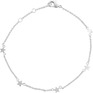 HONEYCAT Starling Tiny Star Charms Bracelet in Gold, Rose Gold, or Silver | Minimalist, Delicate Jewelry