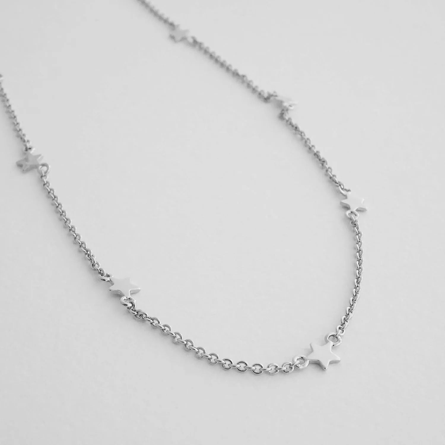 HONEYCAT Starling Tiny Star Charms Bracelet in Gold, Rose Gold, or Silver | Minimalist, Delicate Jewelry