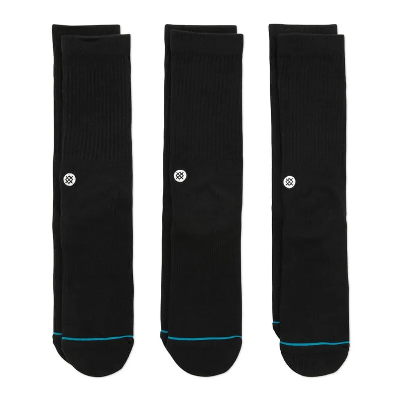 Icon Crew Socks 3 Pack