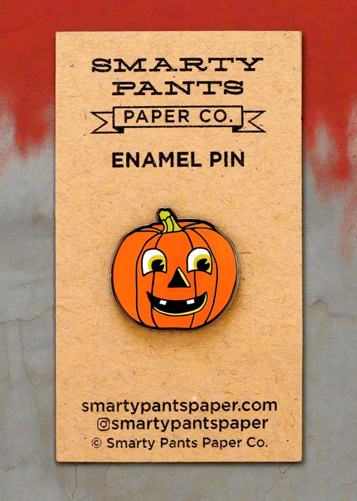 Jack-o-Lantern Pumpkin Enamel Pin