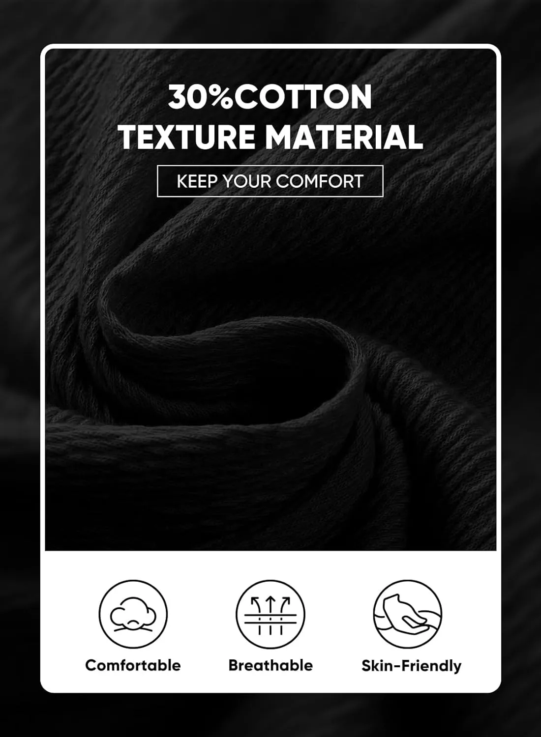 JMIERR Mens Casual 7" Shorts Cotton Elastic Waist Drawstring Summer Texture Stretch Beach Shorts with Pockets