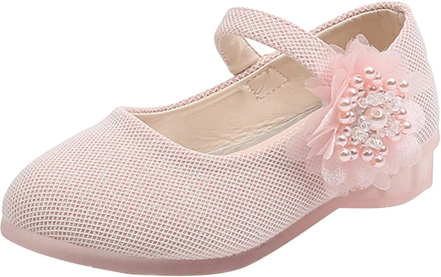 Kids Dress Shoes Girls Mary Jane Shoes Cute Flower Girls Casual Dress Shoes Kids Slip On Slip Shoe Girl Size